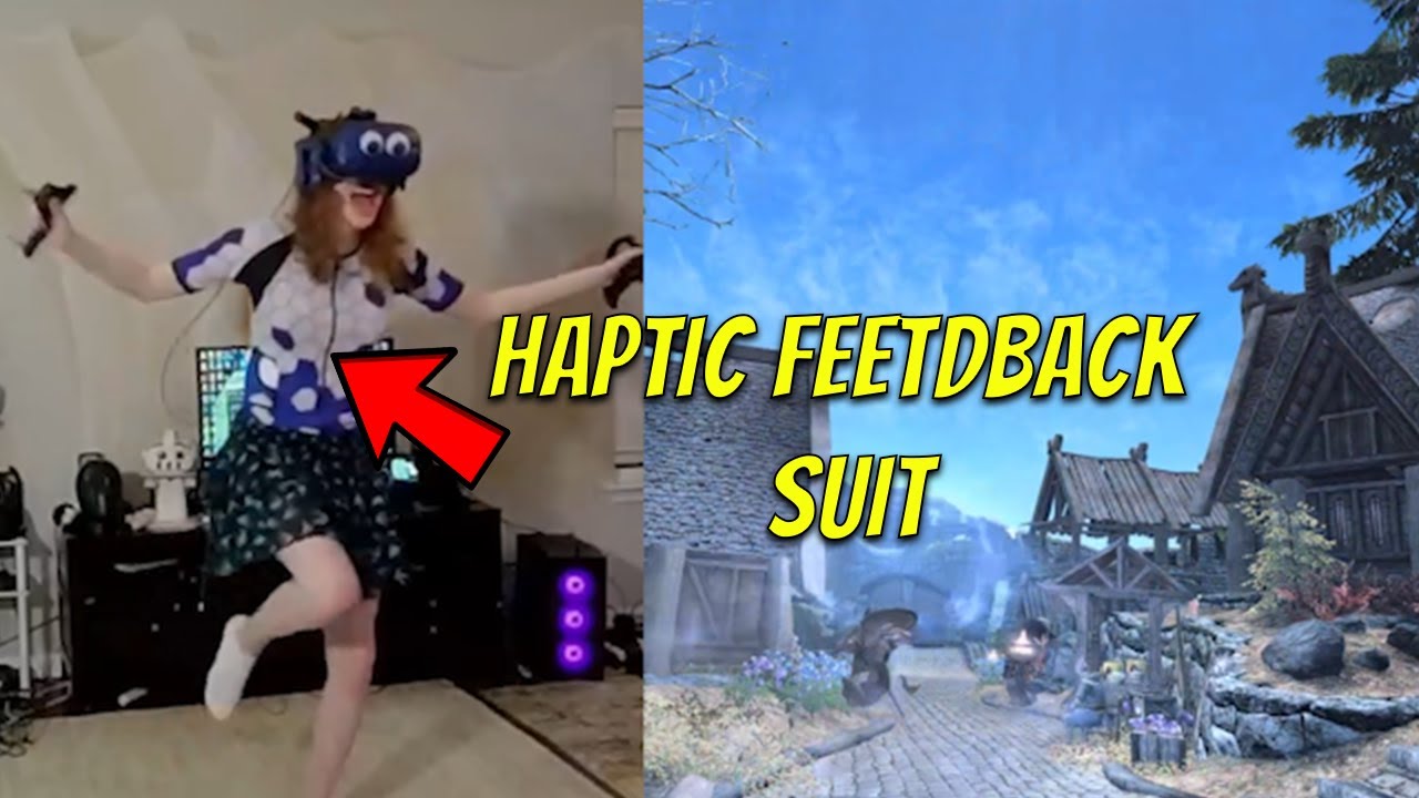 YOU can FEEL THINGS in VIDEO GAMES with HAPTIC SUITS