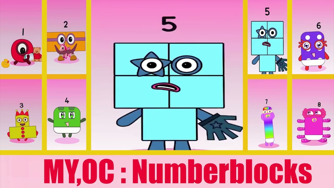 MY / Sprunki OC :  From Numberblocks  1To 8 / phase 1 vs / phase 8