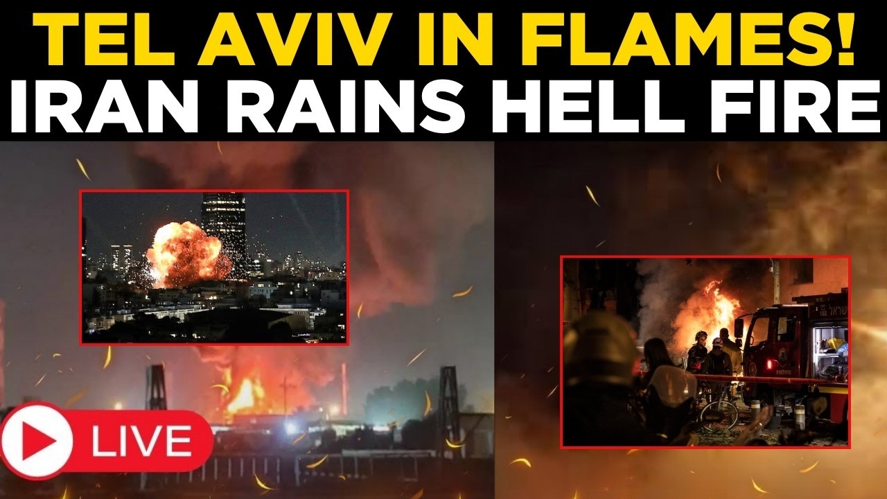 Iran-Israel War LIVE: Iran Launches Retaliatory Strikes Against Israel | Netanyahu on Iran | Trump