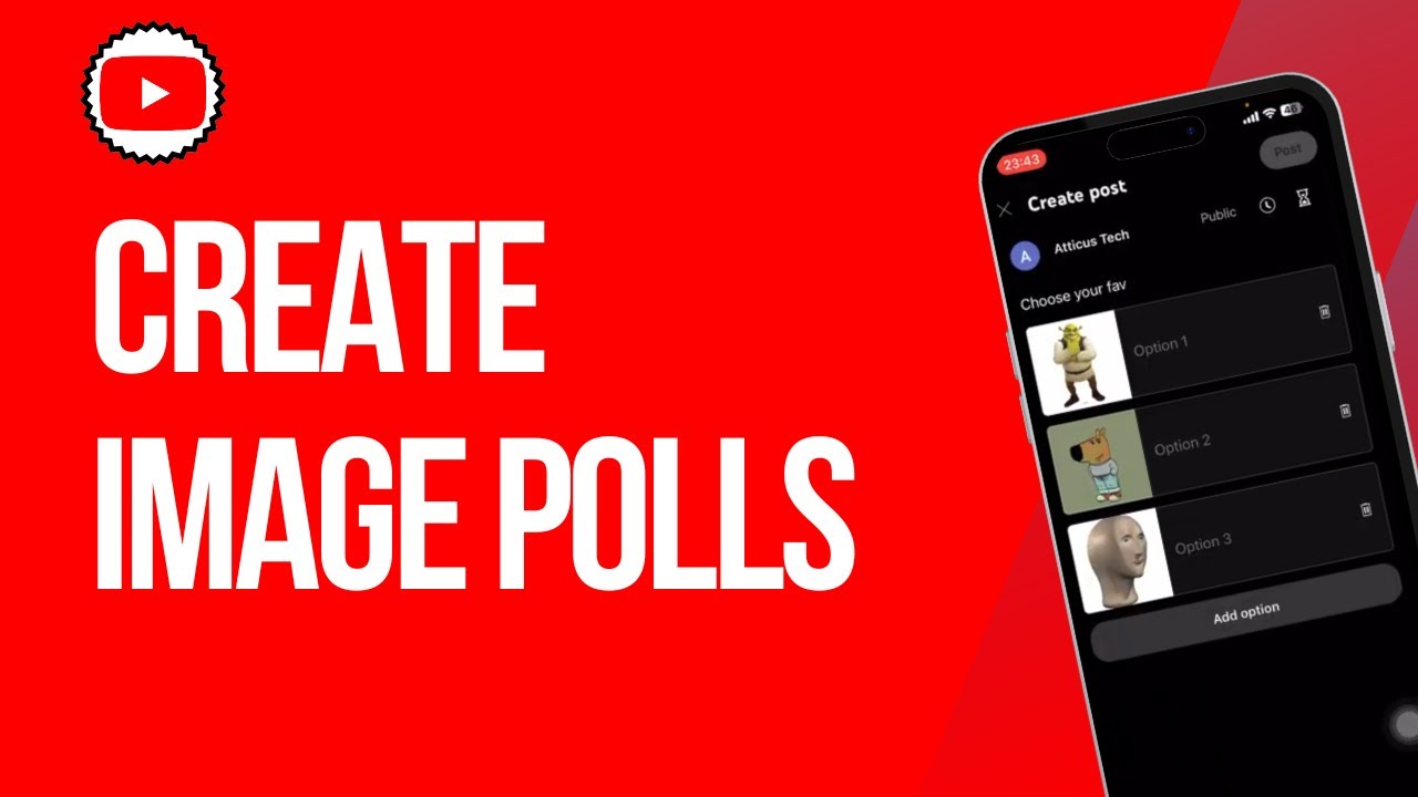 How To Create Image Polls On YouTube