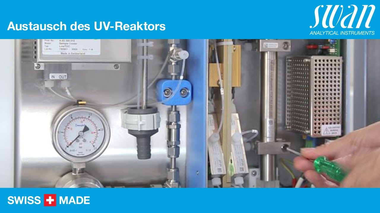 Swan AMI LineTOC – Austausch des UV-Reaktors