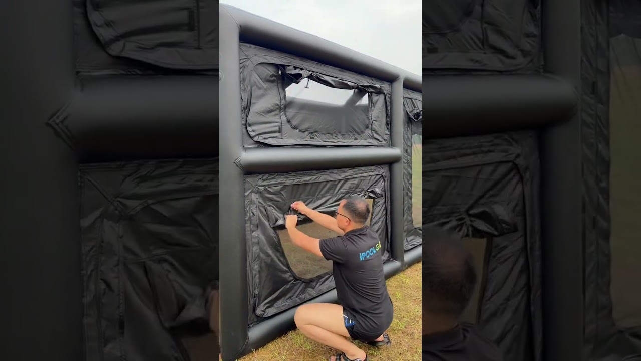Did you find the best budget inflatable tent ? IPOOLGO portable tent 4.6m portable air tent 🏕️