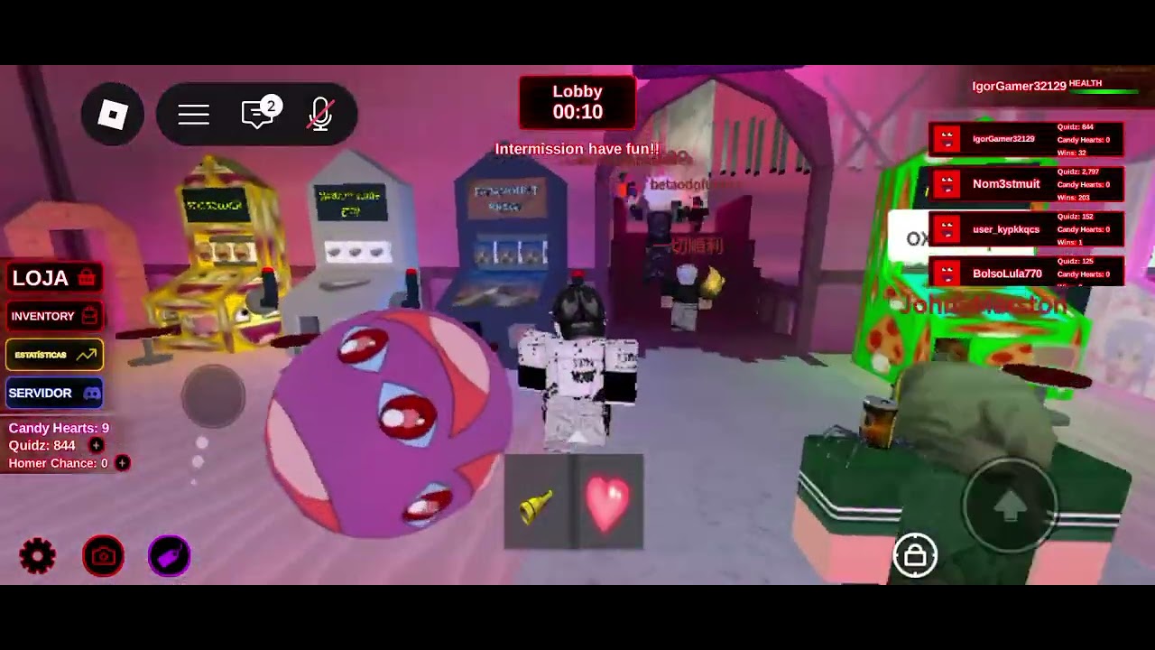 Game play de (vc vs Homer) ROBLOX.