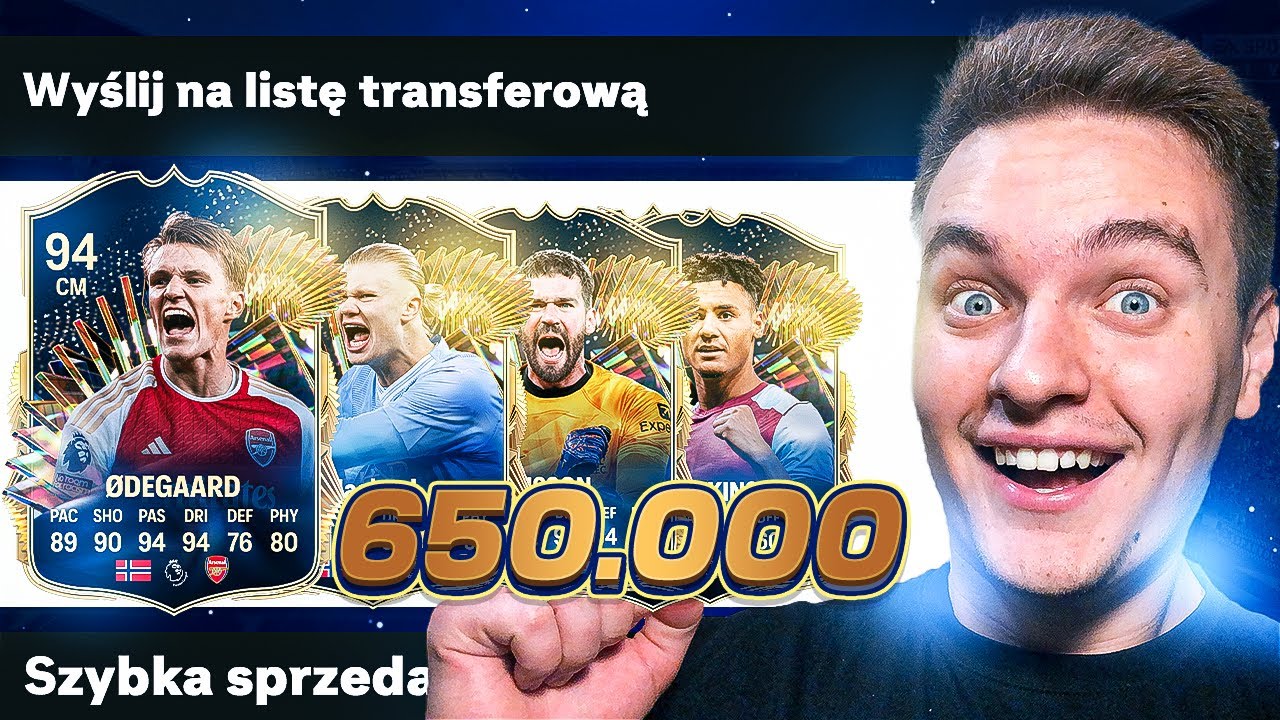 OTWORZYŁEM PACZKĘ ZA 650.000 ZA COINSY & TEST ODEGAARD'A TOTS!