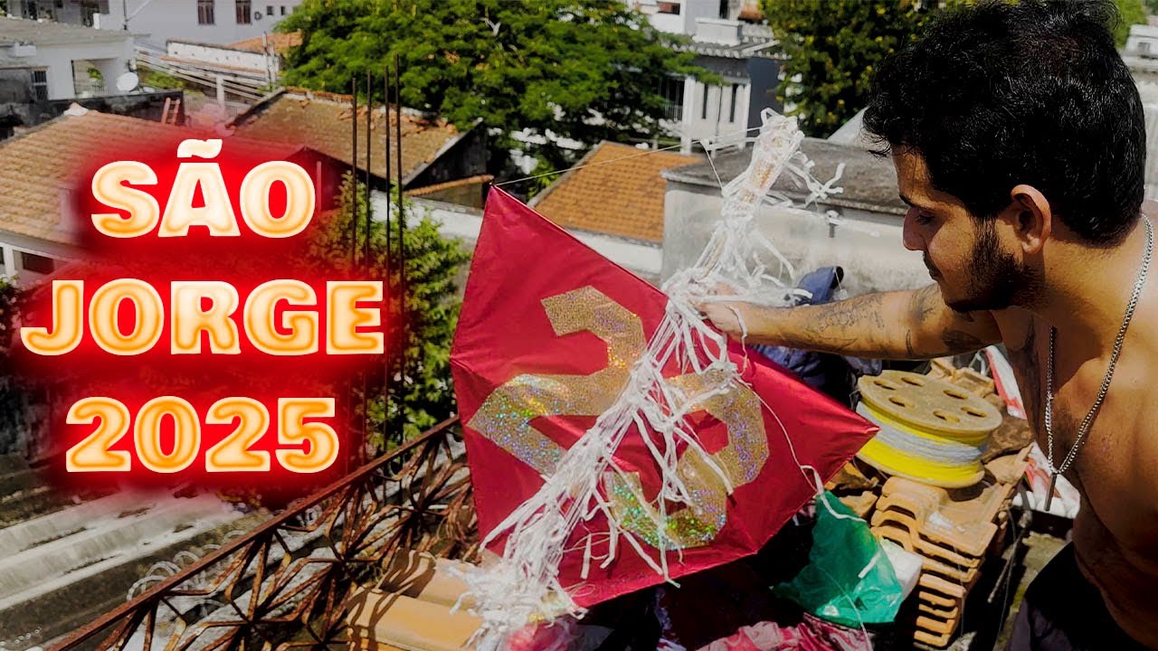 Céu de Água Santa ficou lotado de Pipão vermelho e branco - Festival de São Jorge 2025 !!