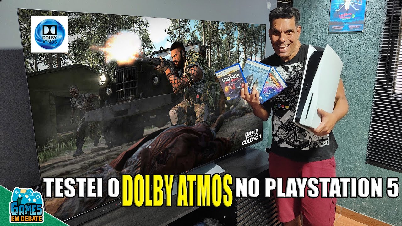 DOLBY ATMOS NO PS5 AINDA MAIS QUALIDADE TESTE COMPLETO