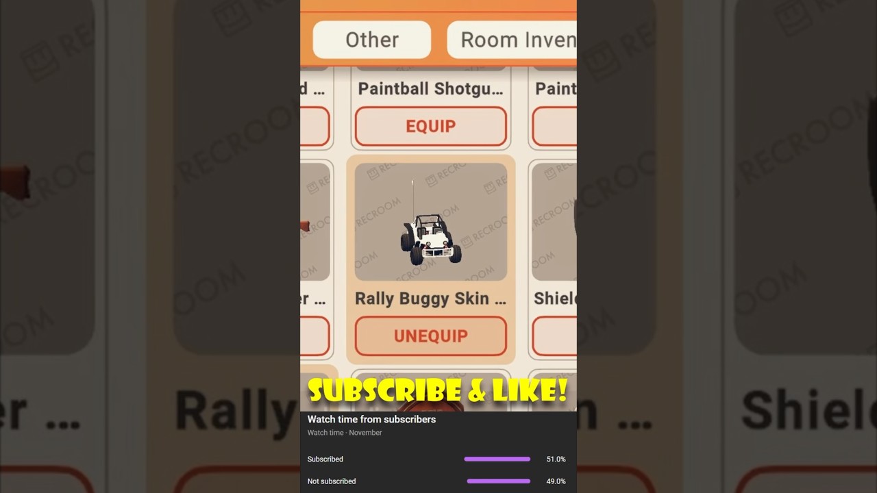Rec Rooms Rally Buggy Weekly Skin IS GONE! 😳
