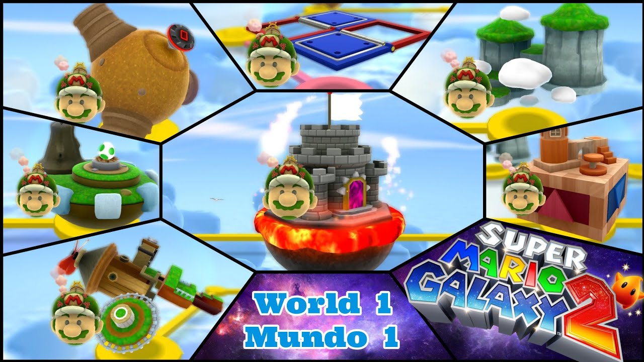 Part 1 | World 1 - Mundo 1 Super Mario Galaxy 2 | Walkthrough 🎮 Andy Lo Plays 🎮