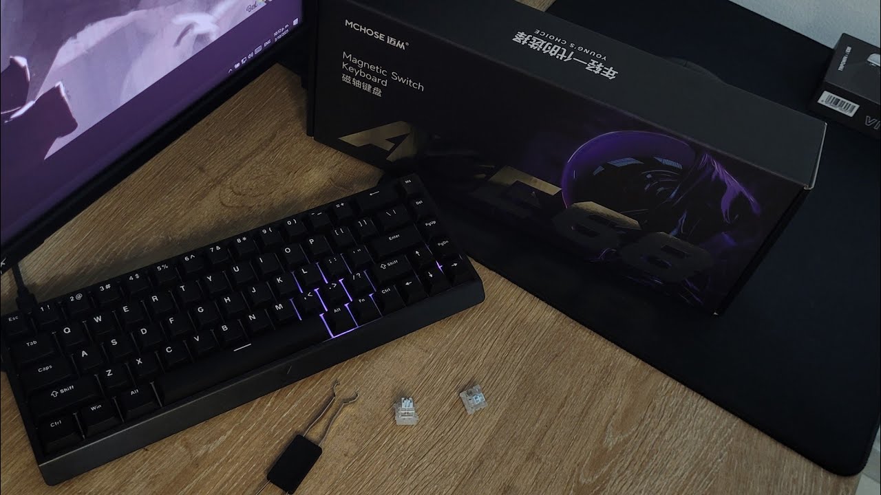 Mchose Ace 68 Black ASMR Unboxing | El Mejor Teclado Magnético Económico 🖤