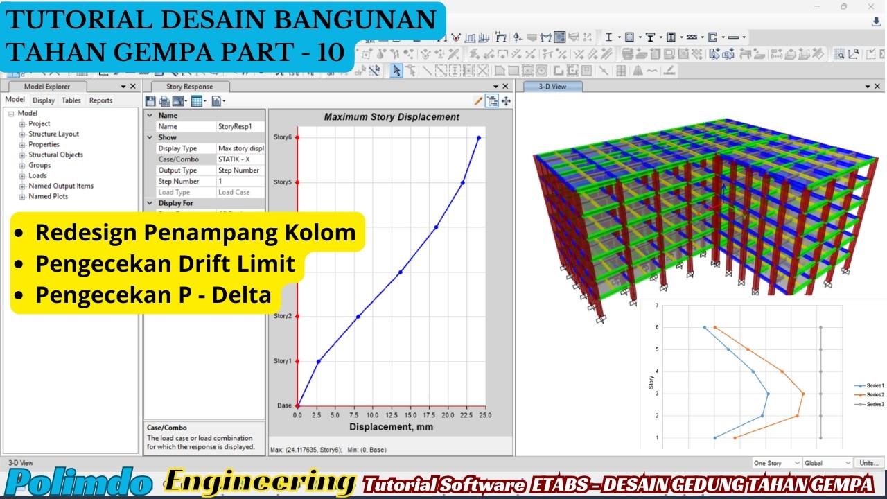 Tutorial Software ETABS  PART 10