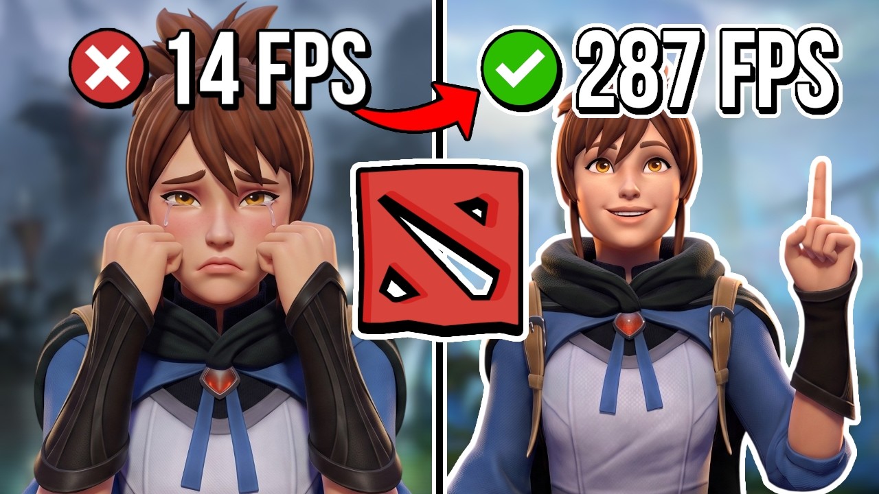 ⚙️DOTA 2: ULTIMATE FPS BOOST🔥| Fix Lag & Stutter✔️