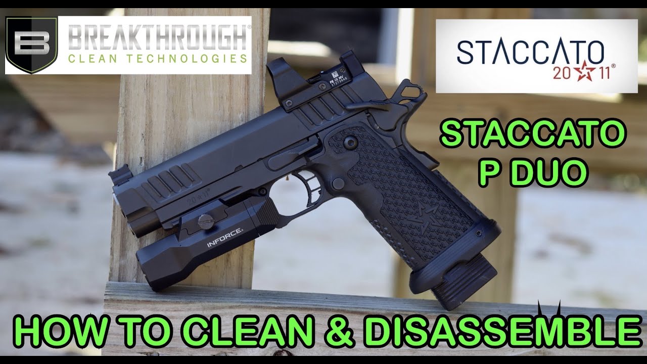 Staccato P Duo 2011 9mm / How to Disassemble, Clean and Lubricate / Breakthrough Clean