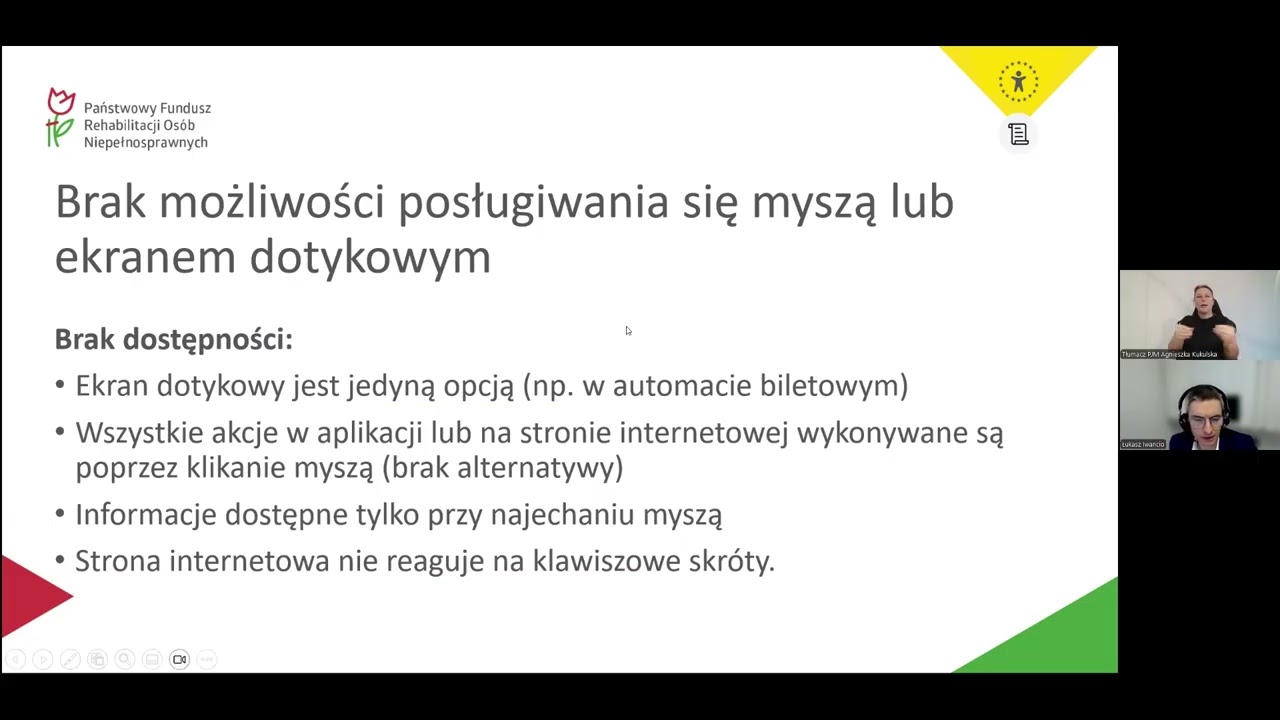Webinarium: Dostępność produktów i usług dla osób z niepełnosprawnością ruchu (4.12.2025)