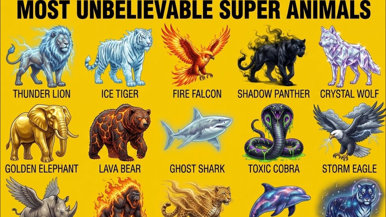 Most Unbelievable Super Animals in the World | Epic Fantasy Creatures