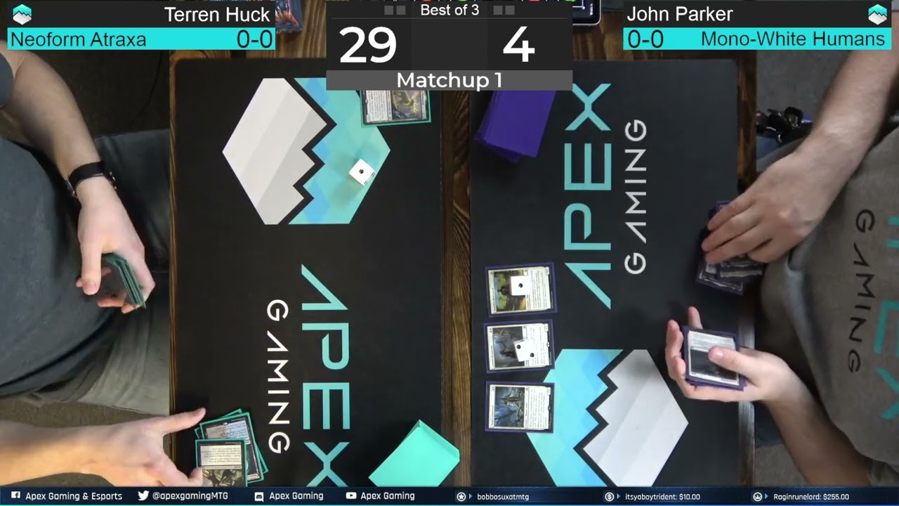 Neoform Atraxa vs Mono-White Humans | Pioneer Gauntlet | Matchup 1