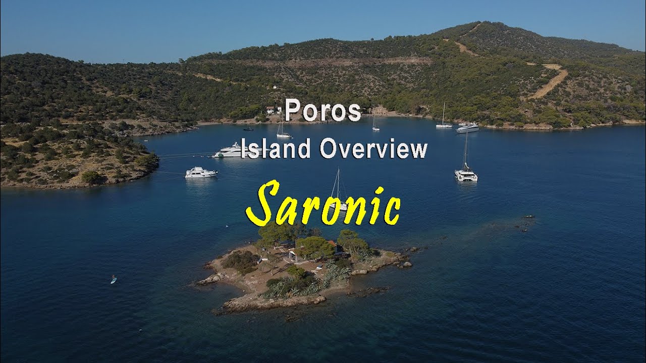 Poros, Island Overview| Drone footage (Tourists' version)