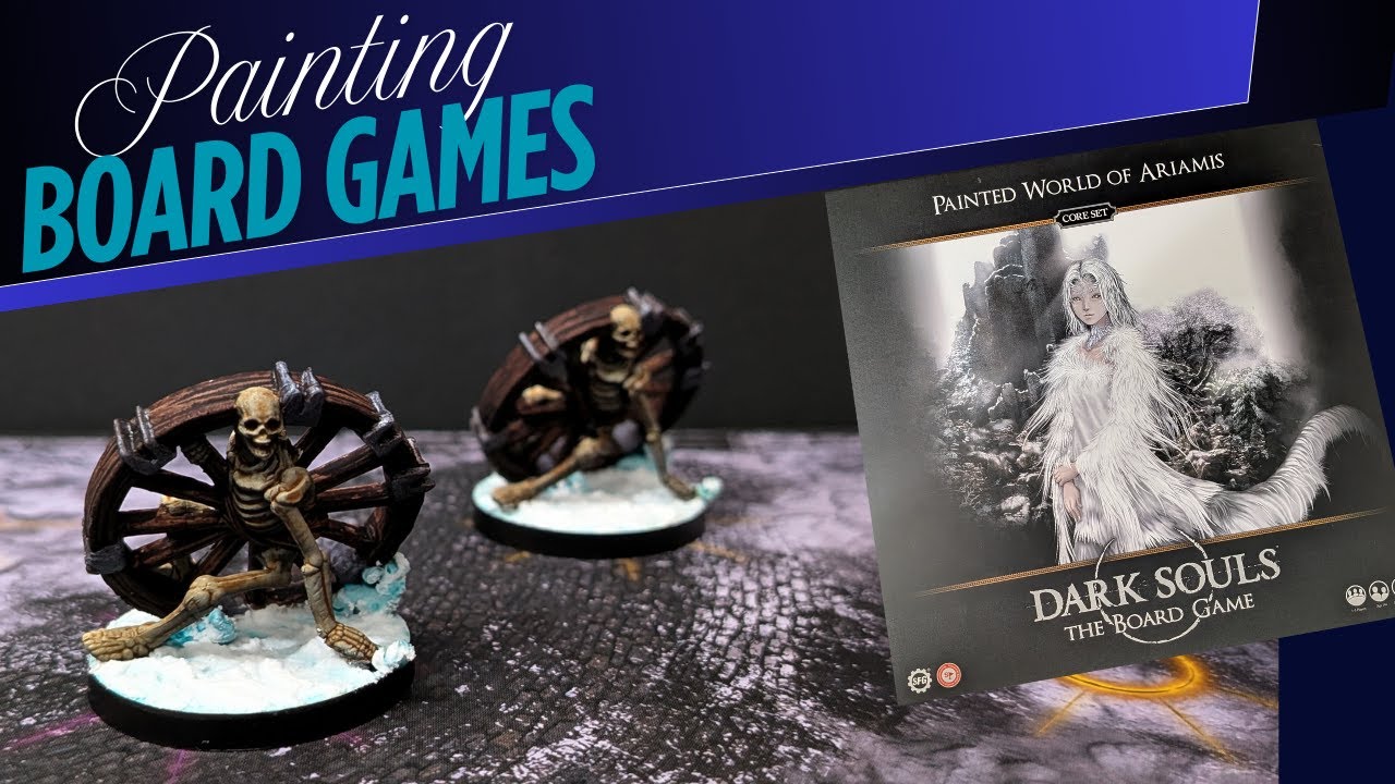 Painting the Bonewheel Skeletons from the Dark Souls boardgame