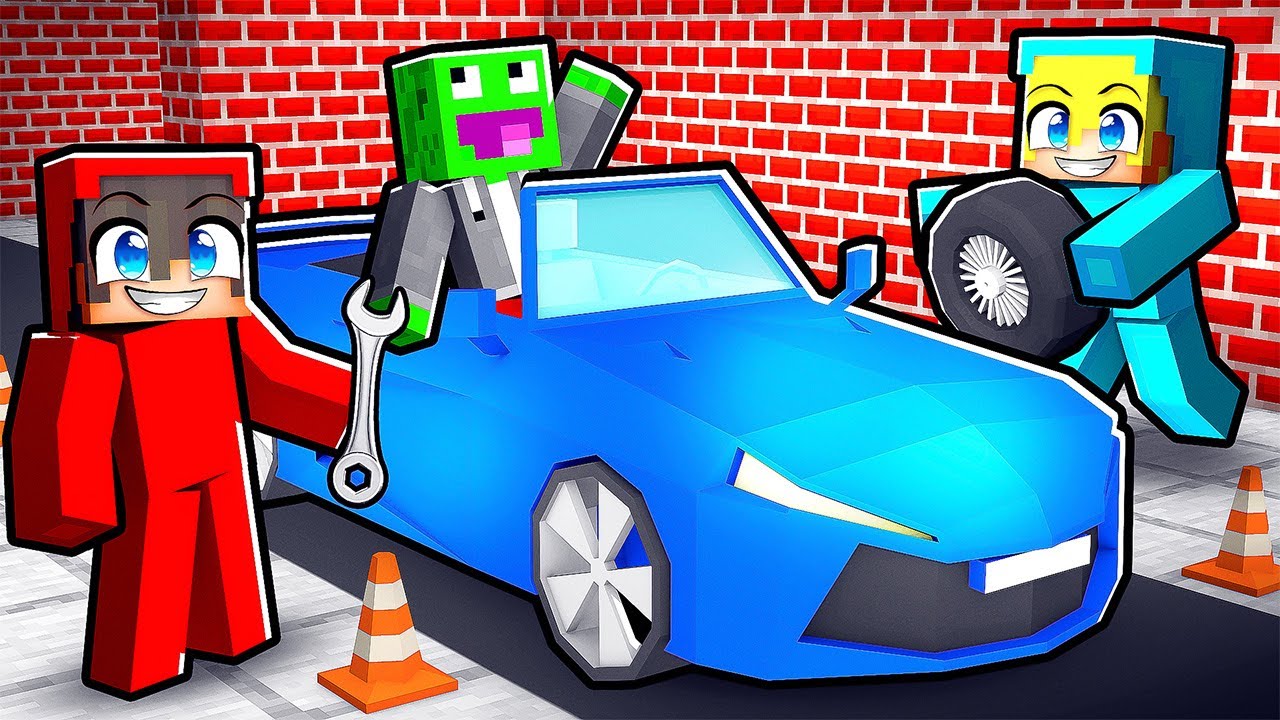 Zbudowałem FABRYKĘ SAMOCHODÓW w Minecraft!