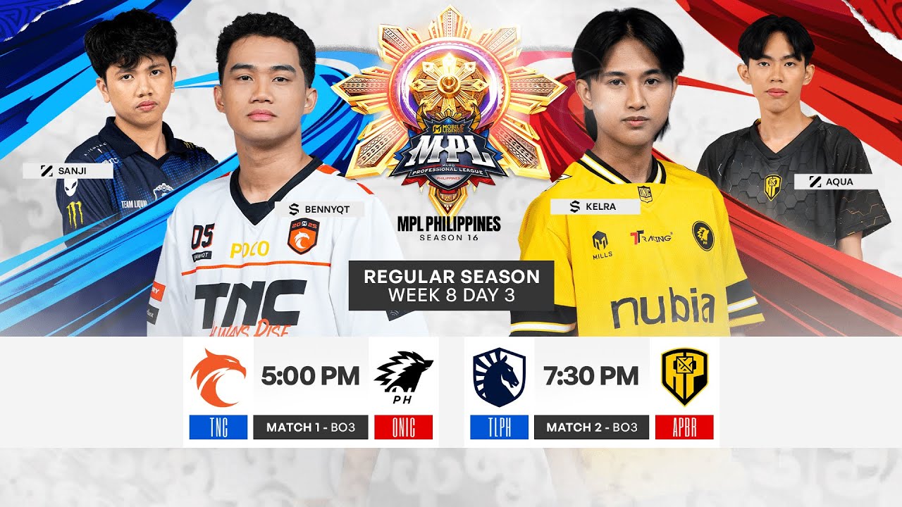 🔴 LIVE | MPL PH S16 | ENGLISH - Week 8 Day 3