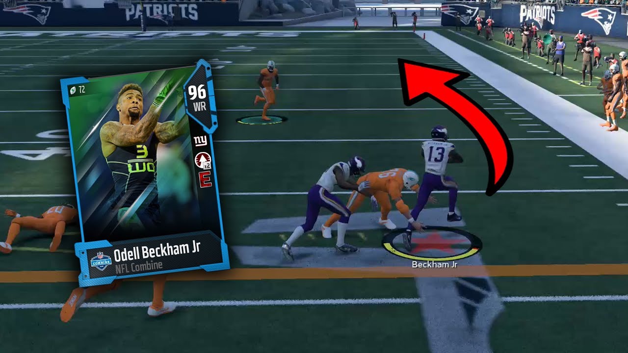 96 OVERALL NFL COMBINE ODELL BECKHAM JR. IS TOO GOOD!!! MADDEN 18 ULTIMATE TEAM