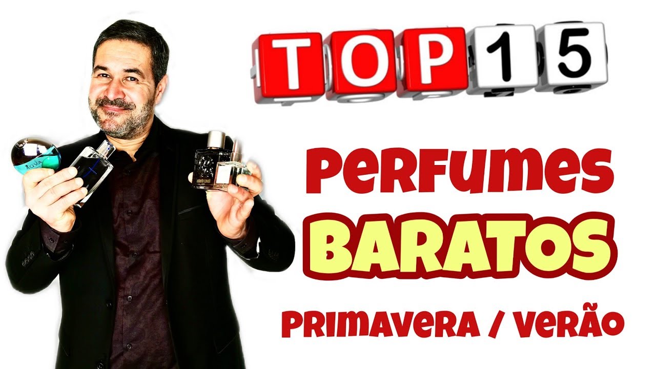 Top 15 Perfumes BARATOS para primavera / verão