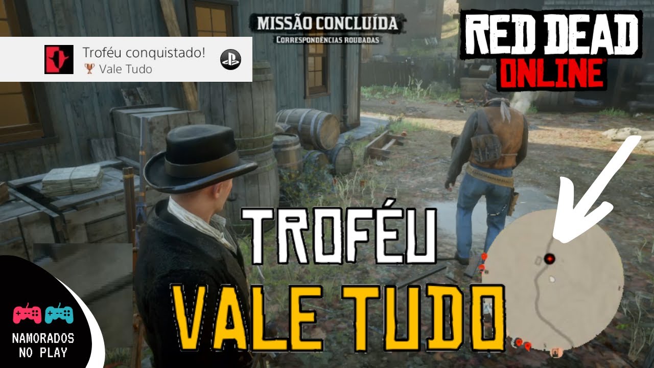 Troféu vale tudo FÁCIL 🏆 Red Dead Redemption 2 online #rdr2