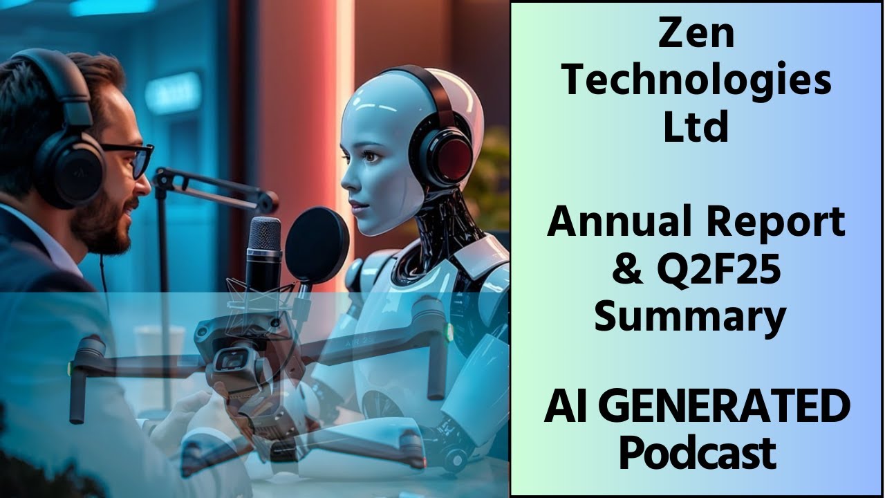 Zen Technologies Ltd | Annual Report 2023-24 & Q2F25 Results | Podcast | AI-Generated