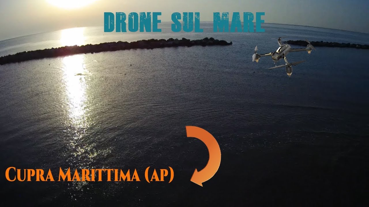 Drone sul mare (Cupra Marittima)