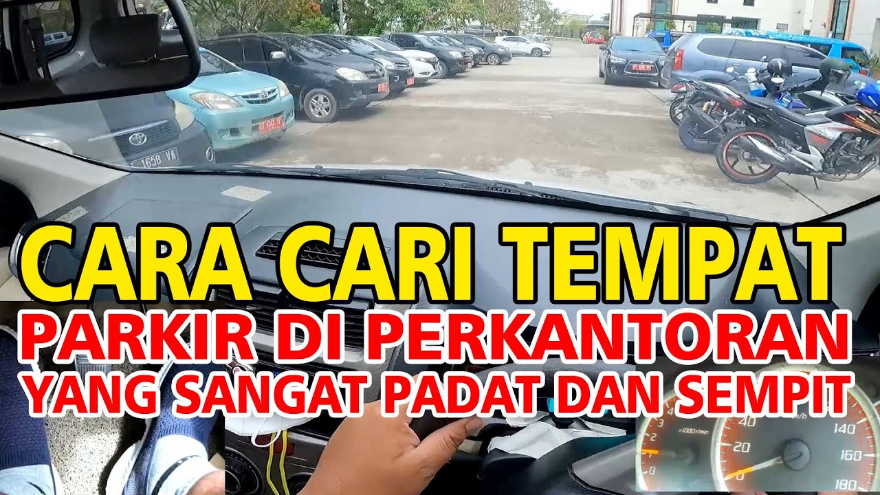 CARA PARKIR DI AREA PERKANTORAN (BELAJAR MOBIL MANUAL)