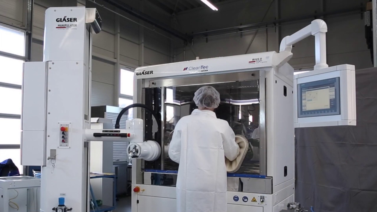 Gl&auml;ser Manipulator f&uuml;r die Technische Sauberkeit/Technical Cleanliness