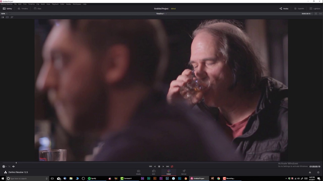 Color Grading DSLR T5i Cinematic Film Look in Davinci Resolve