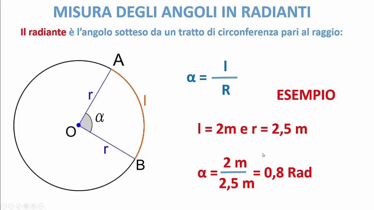 LA FISICA FACILE - Conversione di Angoli in Radianti, Decimali e Sessagesimali.