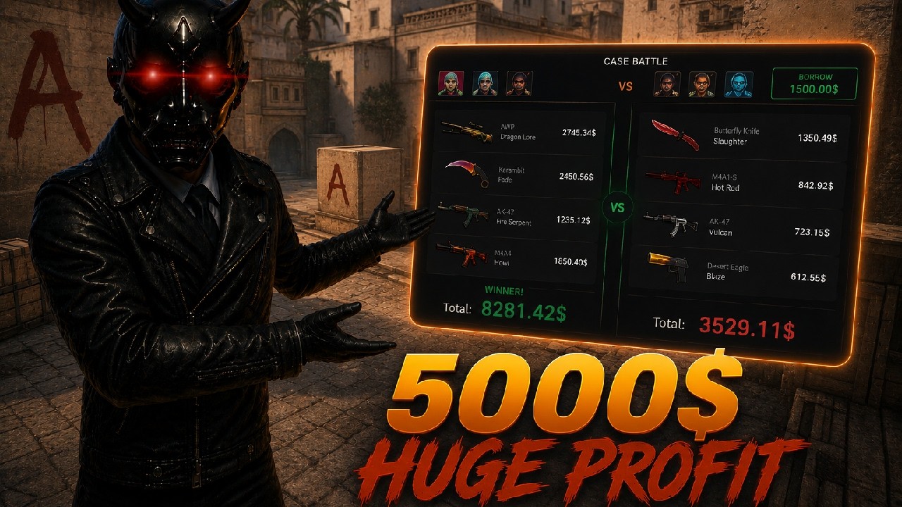 We won 5000$ from a 1500$ cash battle ! (Hellcase Promo Code 2026)