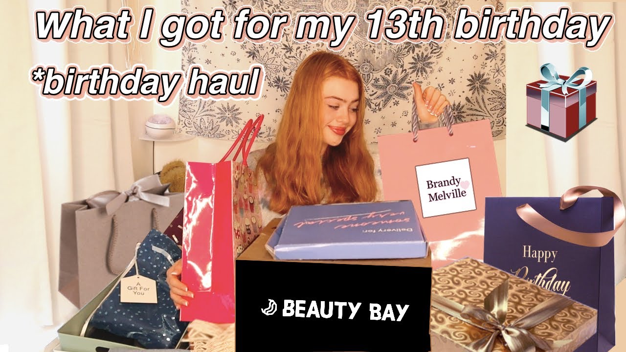 What I got for my 13th birthday *BIRTHDAY HAUL🎁 | Ruby Rose UK