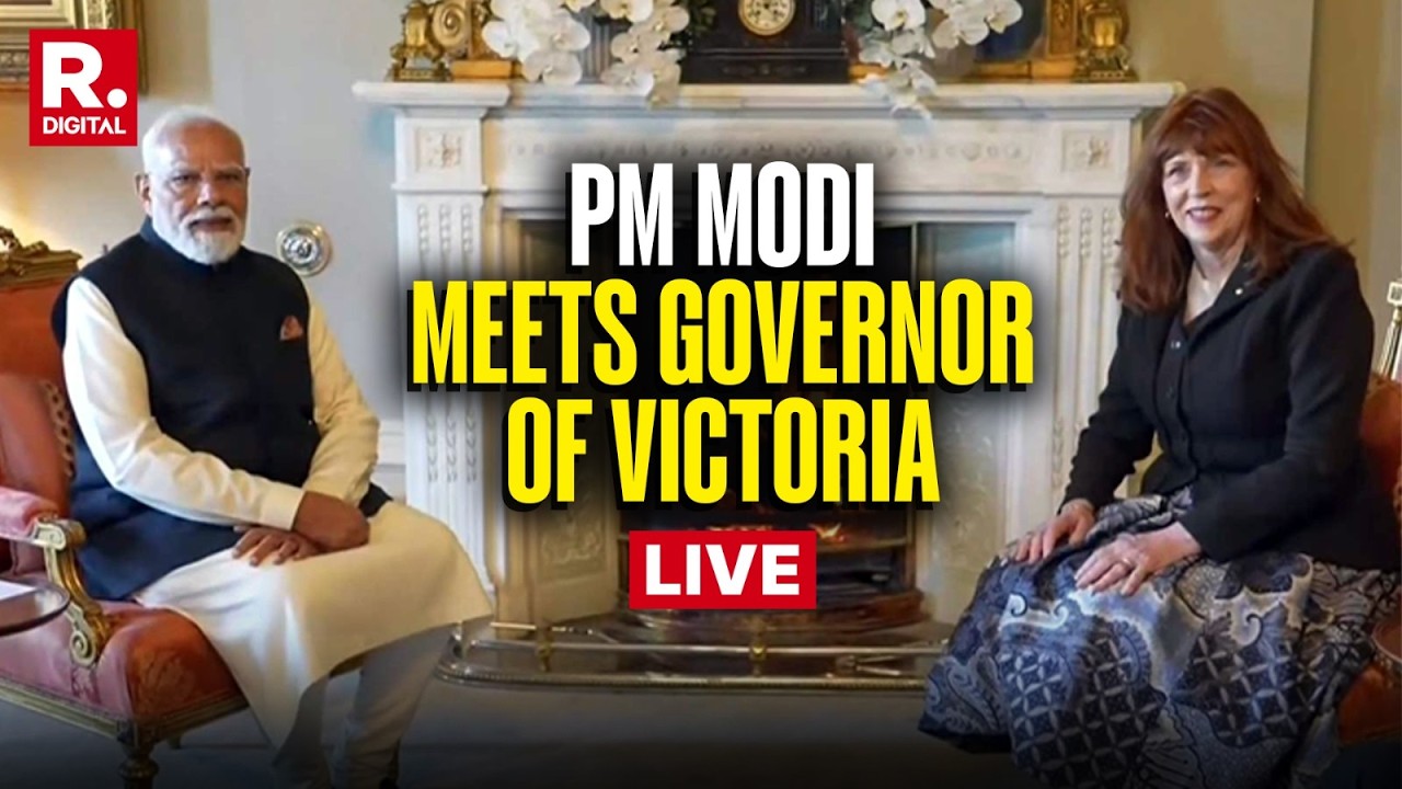 LIVE: PM Modi Holds A meeting With The Governor Of Victoria Margaret Gardner AC