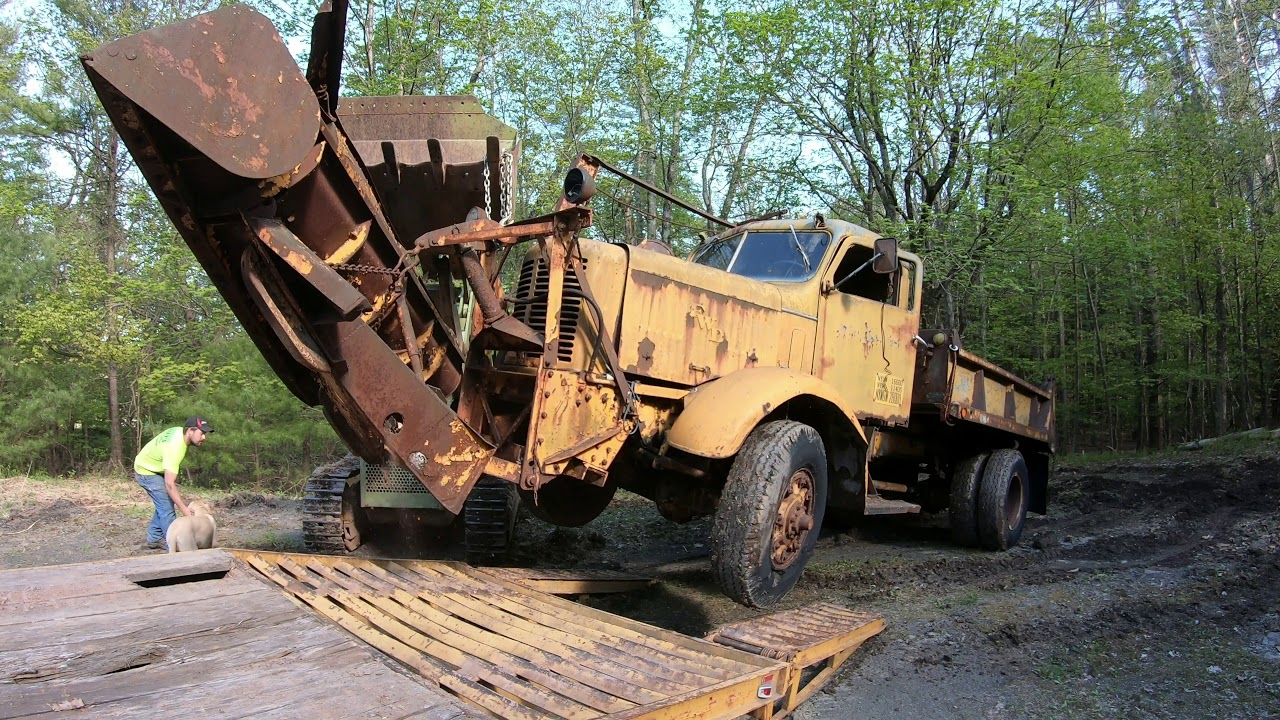 Moving an old dump truck