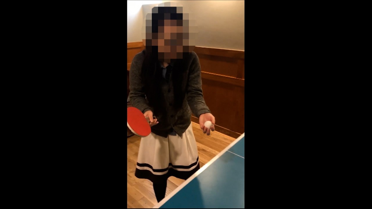 【心霊映像】気づかなきゃよかった…！卓球中の友人を撮っただけの映像。後日発覚した