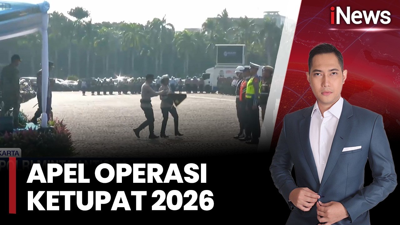Apel Operasi Ketupat 2026, Kapolri Minta Antisipasi Lonjakan Pemudik | iNews Terkini (12/03)