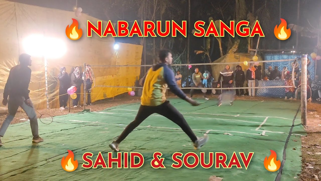 #Best doubles badminton tournament 🔥🔥 Nabarun Sangha Maslandapur 