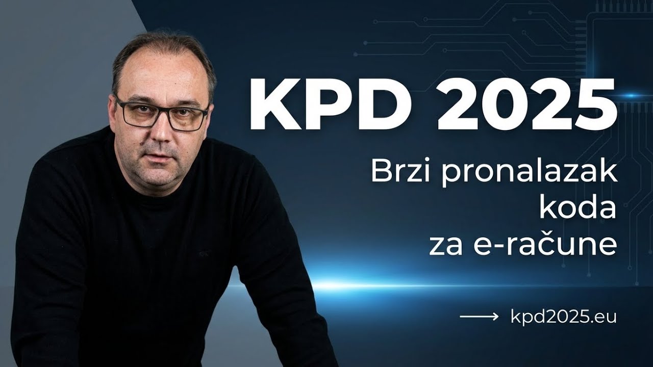 Kako brzo pronaći KPD šifru za e-račune (KPD 2025)