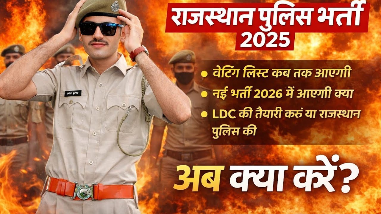 राजस्थान पुलिस की वेटिंग लिस्ट कब आएगी / Rajasthan Police waiting list 2025 #rajasthanpolice #rpa 