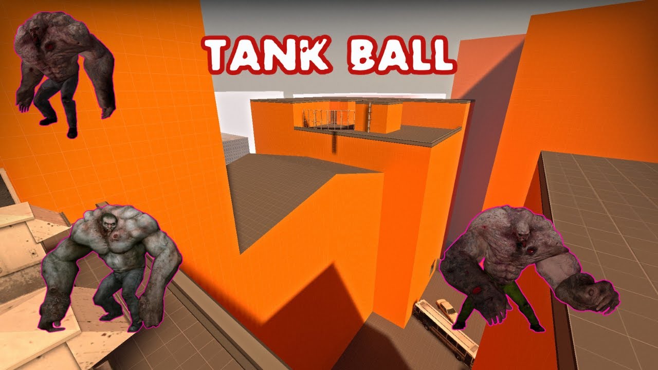 LEFT 4 DEAD 2 - TANK BALL - NEW MODE! BIG WAT