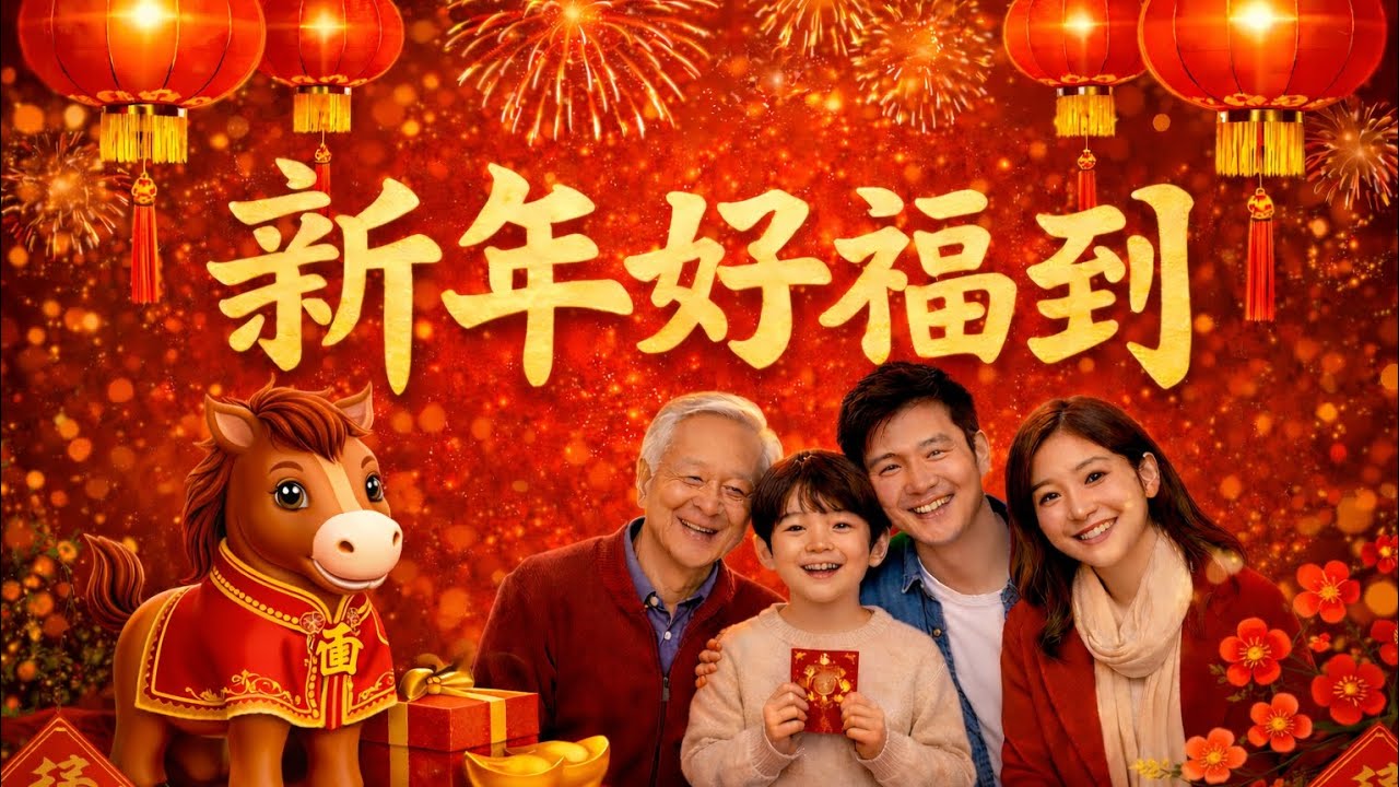《新年好福到》｜🧧经典贺岁新年歌｜喜气洋洋迎新春