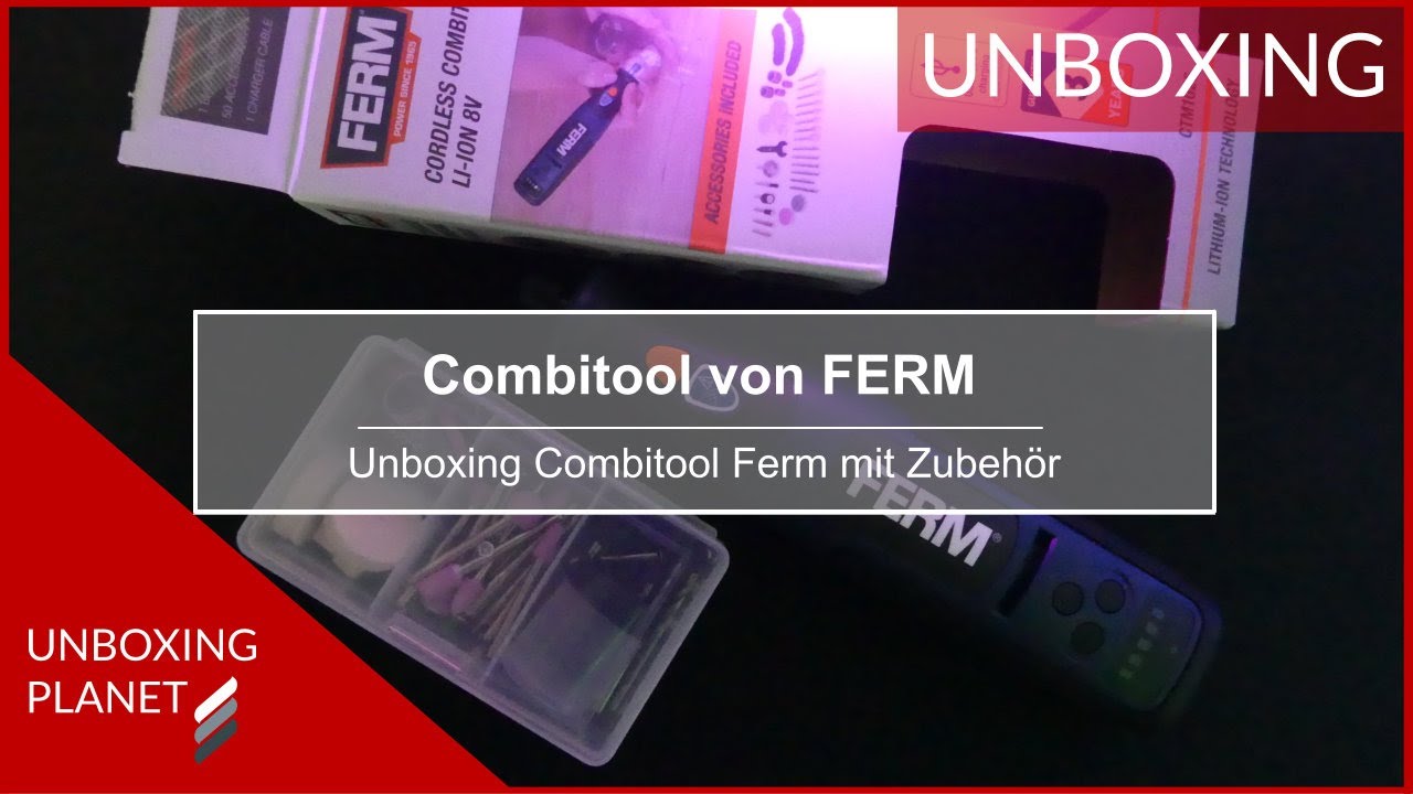 Combitool Ferm CTM1025 mit Zubehör - Unboxing Planet