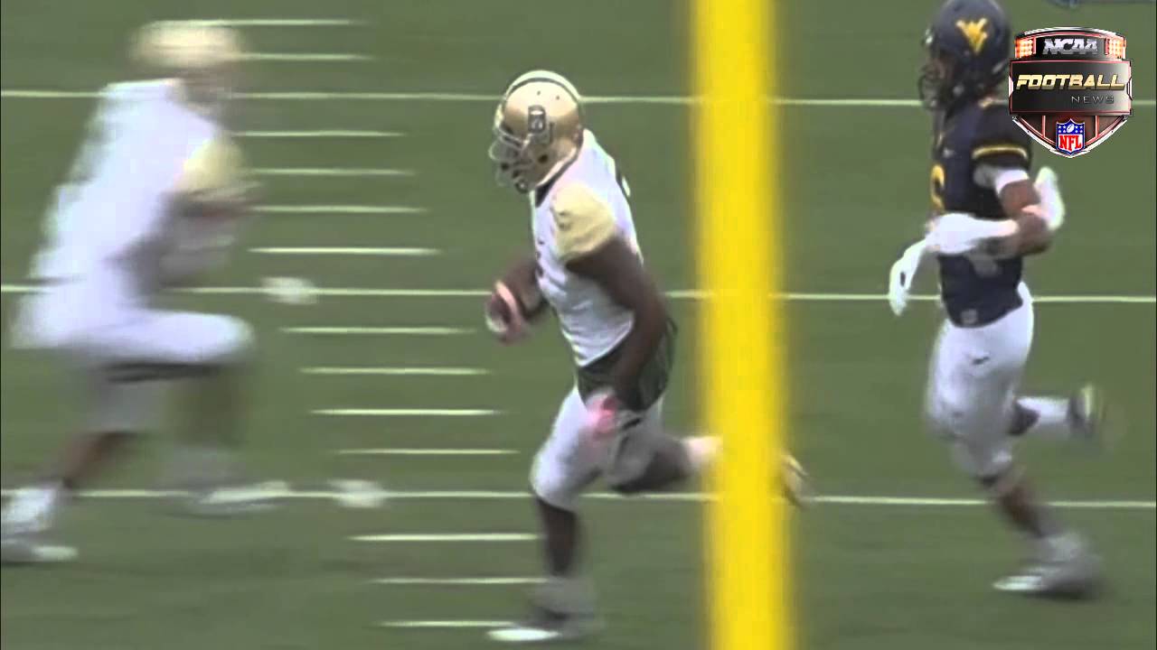 Corey Coleman Helps Set Up TD with Huge Block  (Baylor vs West Virginia 2014)
