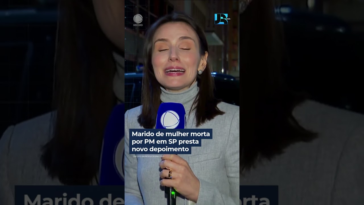 Marido de mulher morta por PM em SP presta novo depoimento #Shorts #JornalDaRecord #JR24H