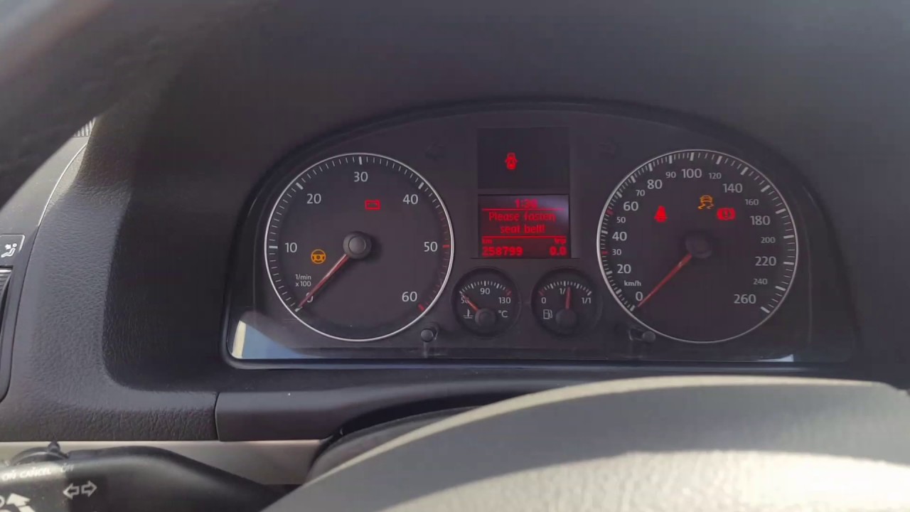 Probleme pornire Touran BKD. Oprire in mers. Simptome. Exemplu. Motorul nu porneste. Invarte doar.