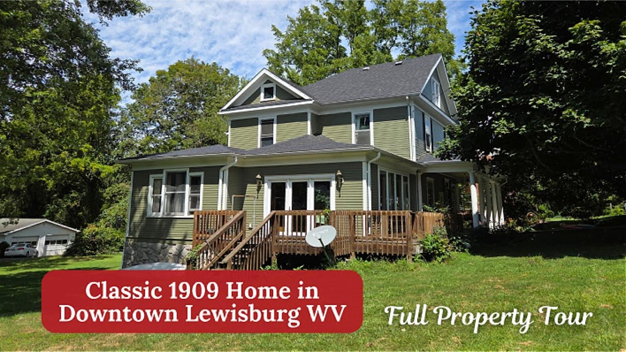 Classic 1909 Home in Downtown Lewisburg WV | Full Property Tour