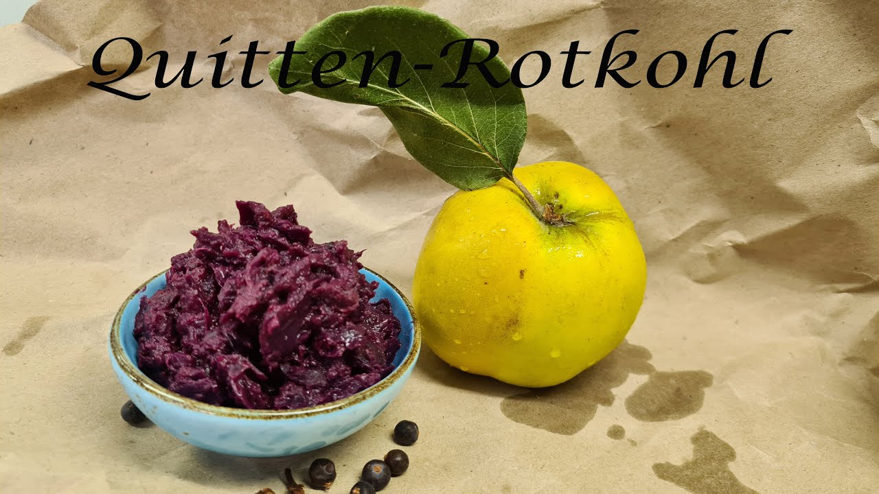 Thermomix®  TM31- TM5 - TM6  Quitten-Rotkohl