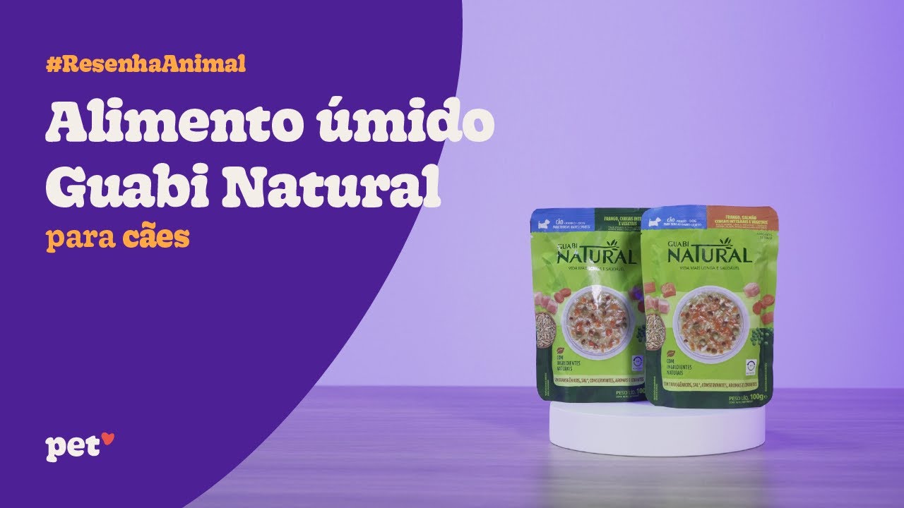 Alimento úmido Guabi Natural para cães